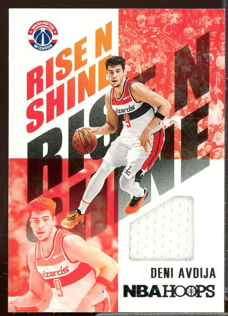 Deni Avdija Rookie Card 2020-21 Hoops Rise N Shine Rookie Memorabilia #27  Image 1