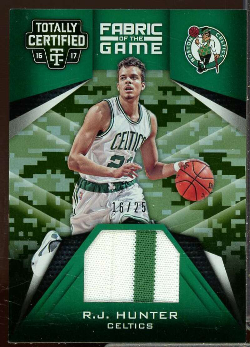 R.J. Hunter/25 2016-17 Totally Certified Fabric of the Game Jerseys Camo #20  Image 1