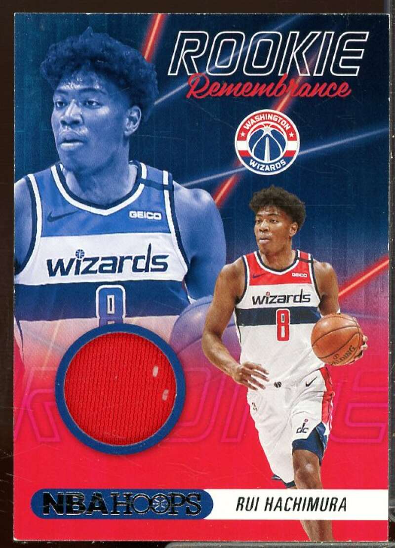 Rui Hachimura Rookie Card 2020-21 Hoops Rookie Remembrance Jerseys #3  Image 1