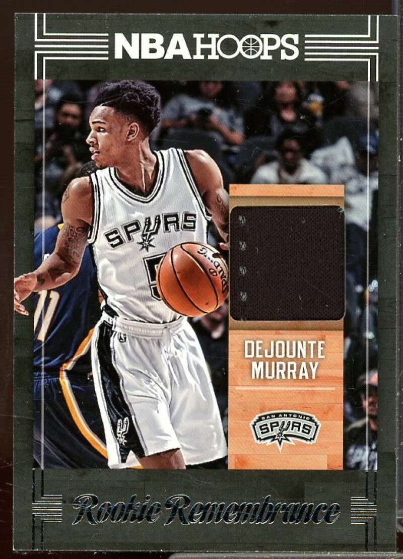 Dejounte Murray Rookie Card 2017-18 Hoops Rookie Remembrance Memorabilia #15  Image 1