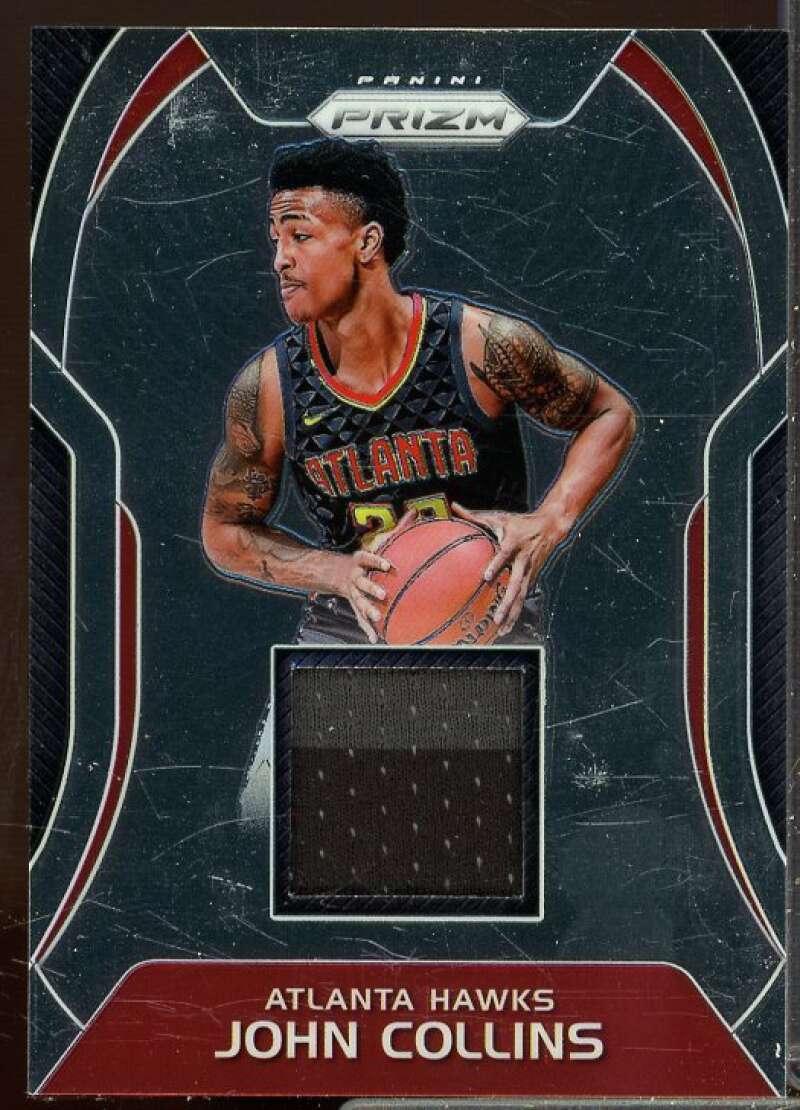 John Collins Rookie Card 2017-18 Panini Prizm Rookie Sensational Swatches #18  Image 1