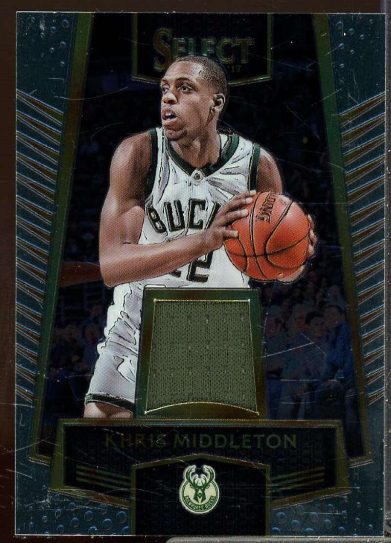 Khris Middleton Card 2016-17 Select Swatches #61  Image 1