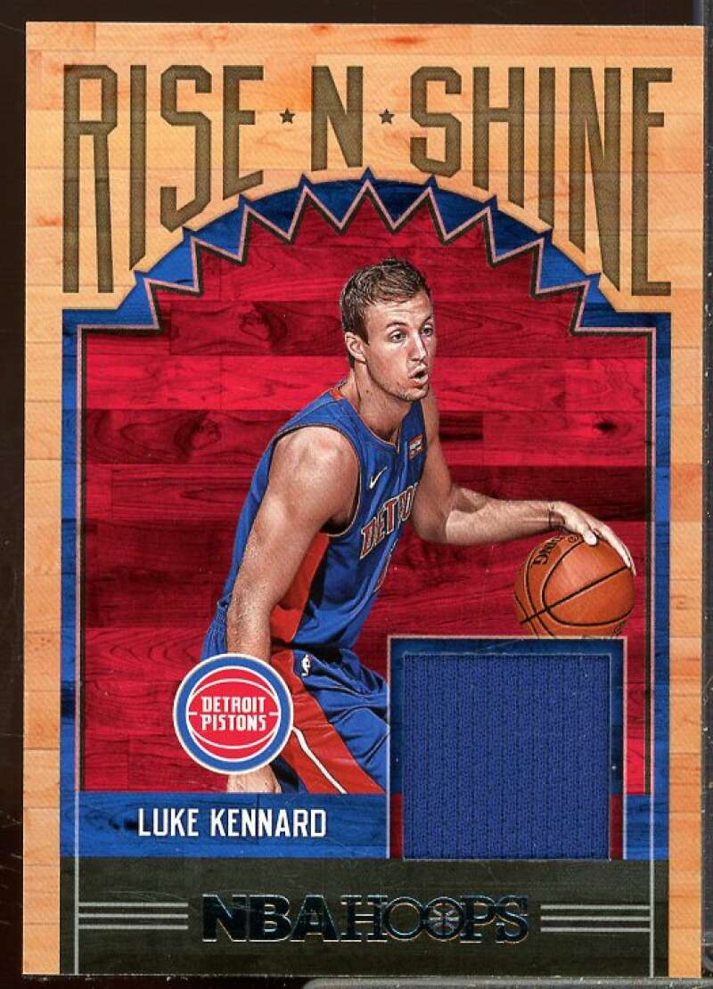 Luke Kennard Rookie Card 2017-18 Hoops Rise N Shine Rookie Memorabilia #12  Image 1