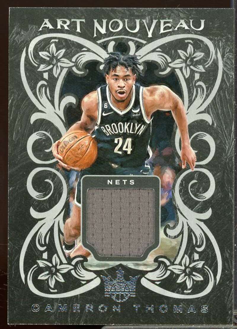 Cameron Thomas Card 2023-24 Court Kings Art Nouveau Jerseys #28  Image 1