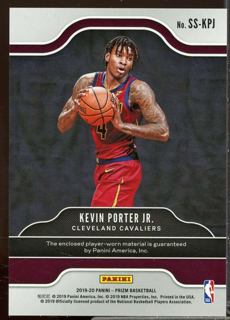 Kevin Porter Jr. Rookie 2019-20 Panini Prizm Rookie Sensational Swatches #27  Image 2