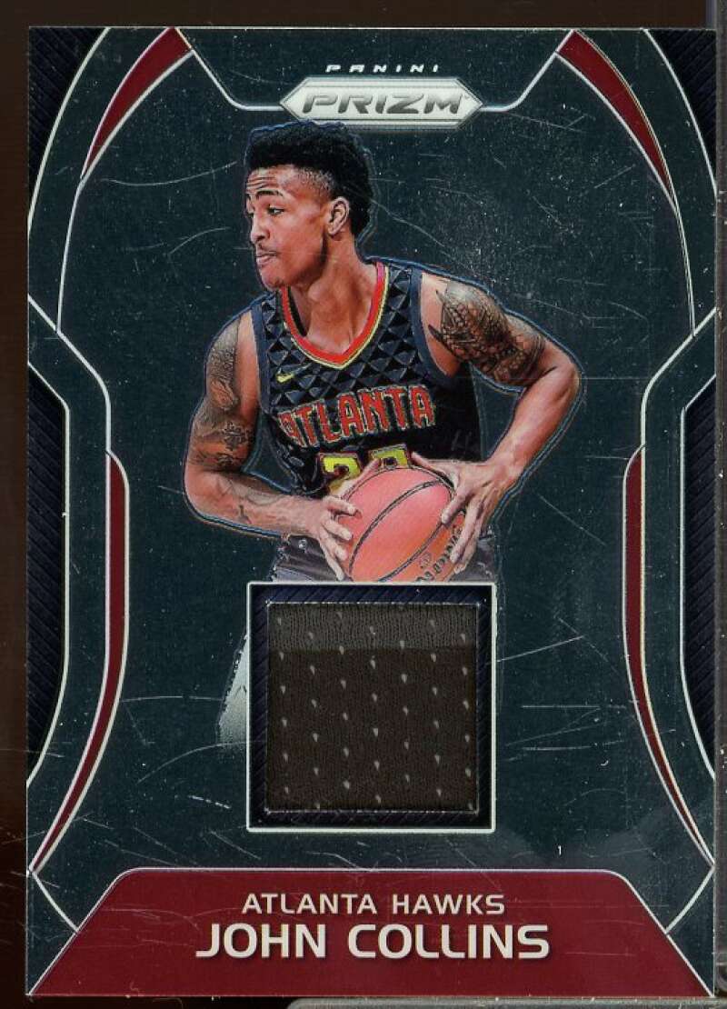 John Collins Rookie Card 2017-18 Panini Prizm Rookie Sensational Swatches #18  Image 1