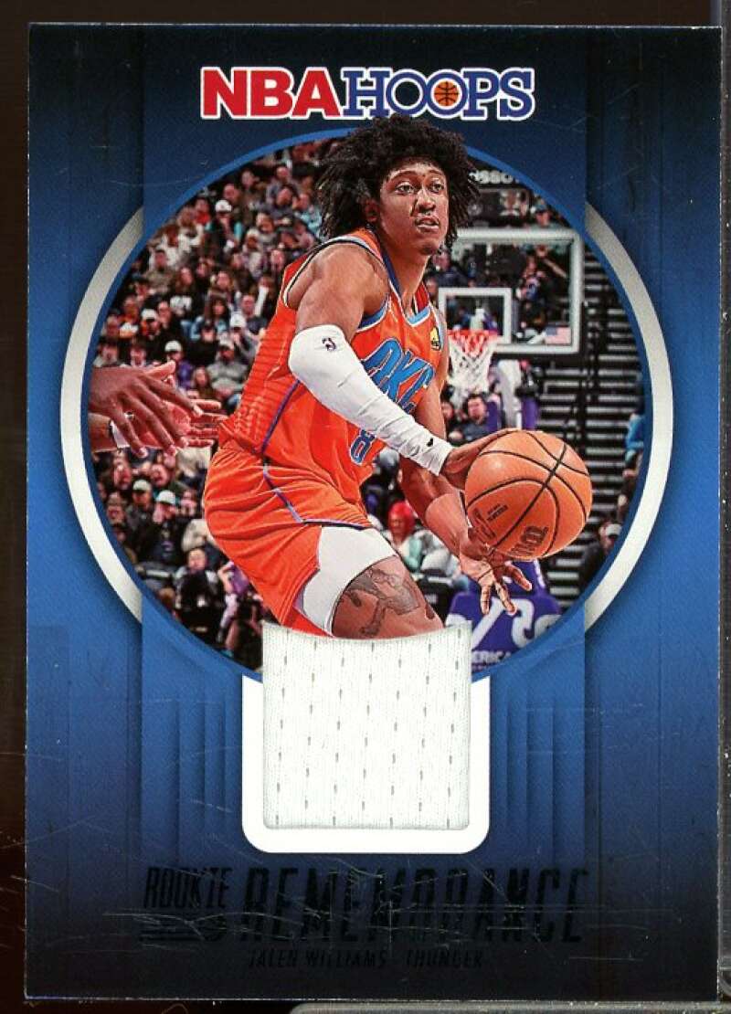 Jalen Williams Rookie Card 2023-24 Hoops Rookie Remembrance #2  Image 1