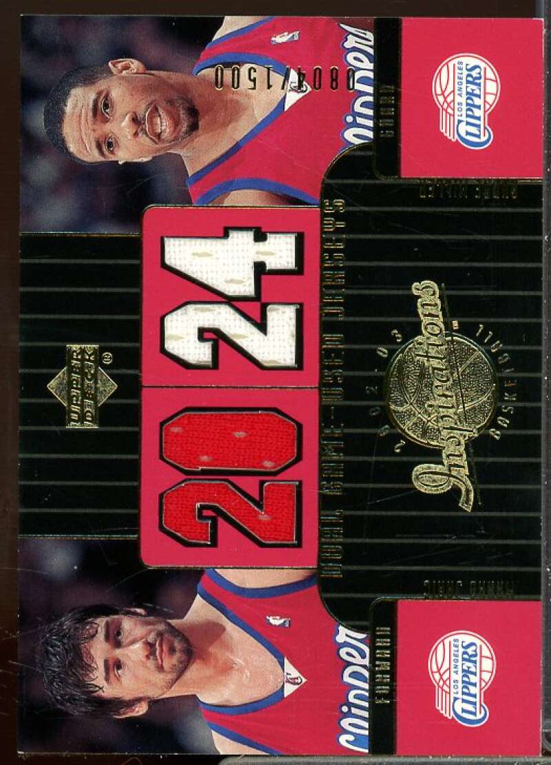 Marco Jaric/Andre Miller Card 2002-03 Upper Deck Inspirations #111  Image 1