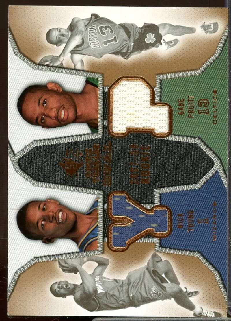 Nick Young/Gabe Pruitt Rookie 2007-08 SP Rookie Threads Rookie Threads Dual #YP  Image 1