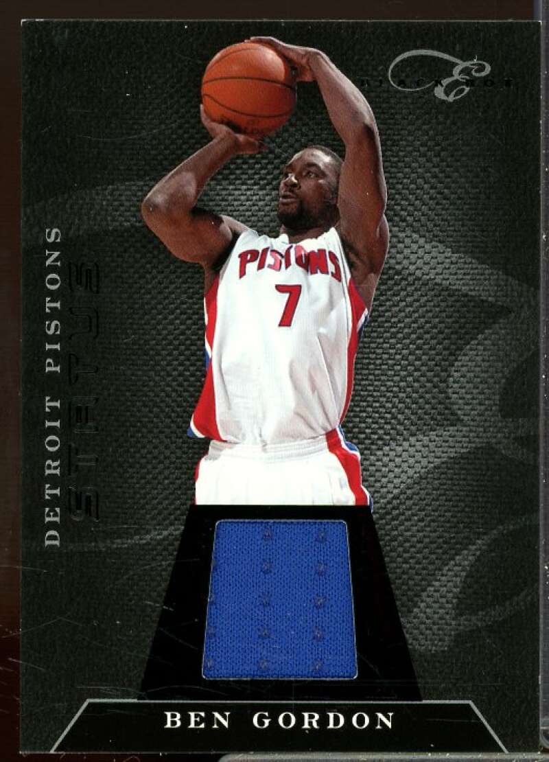 Ben Gordon/99 Card 2010-11 Elite Black Box Materials #54  Image 1