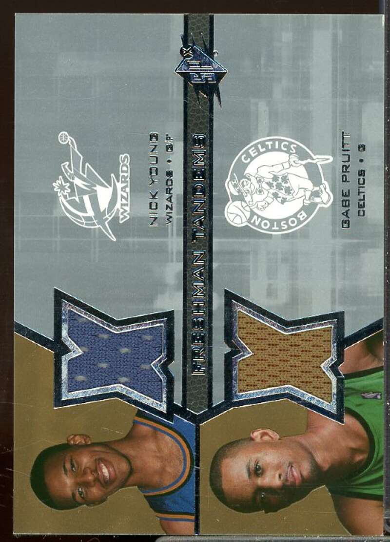 Nick Young/Gabe Pruitt Card 2007-08 SPx Freshman Orientation Rookie Tandems #YP  Image 1