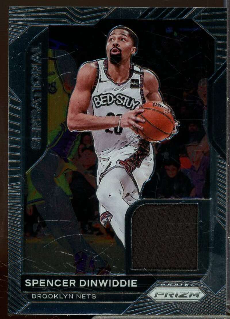 Spencer Dinwiddie Card 2020-21 Panini Prizm Sensational Swatches #35  Image 1