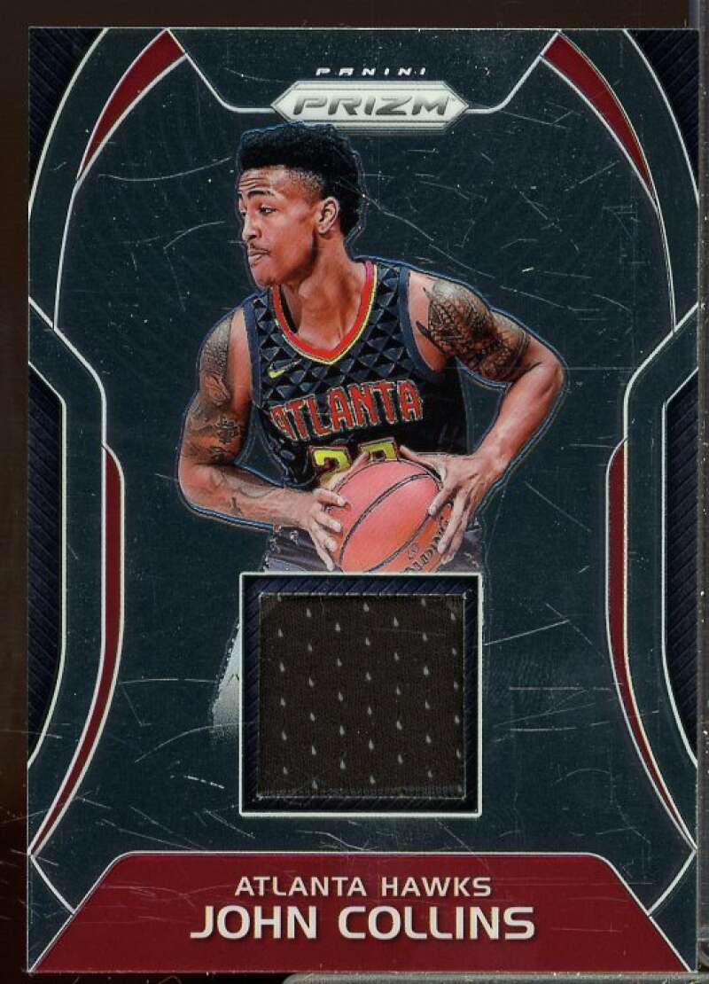 John Collins Rookie Card 2017-18 Panini Prizm Rookie Sensational Swatches #18  Image 1