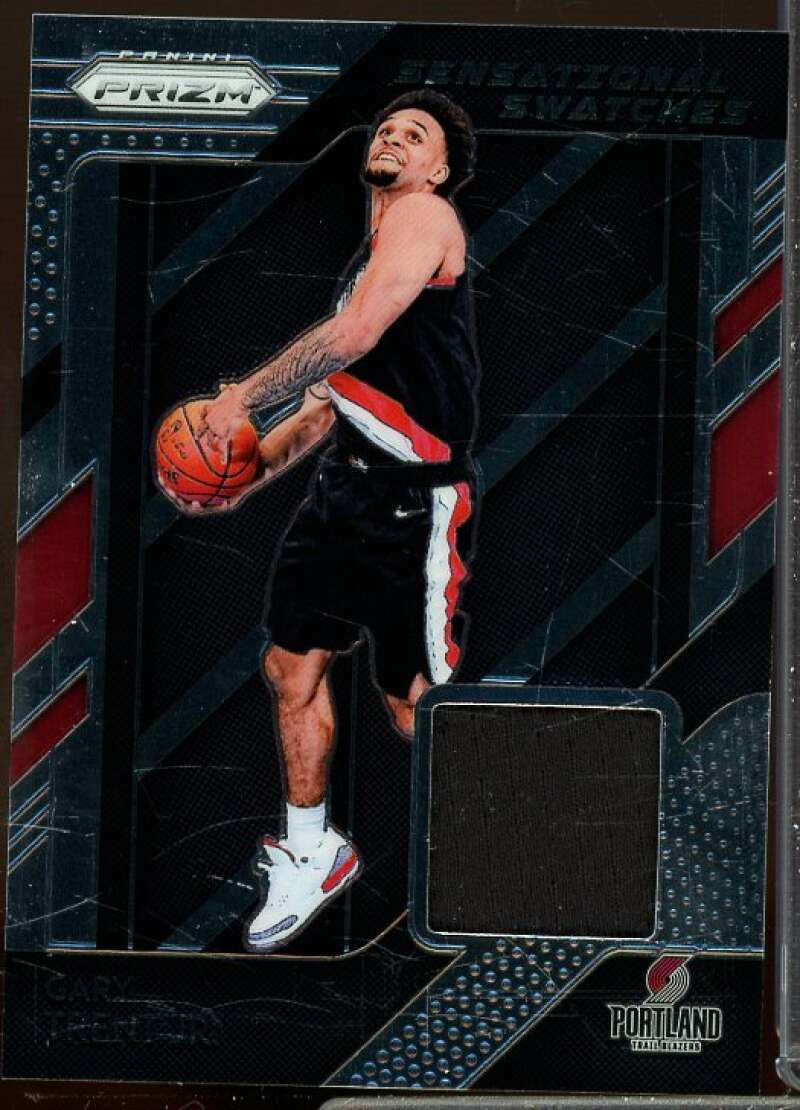 Gary Trent Jr. Rookie Card 2018-19 Panini Prizm Rookie Sensational Swatches #72  Image 1