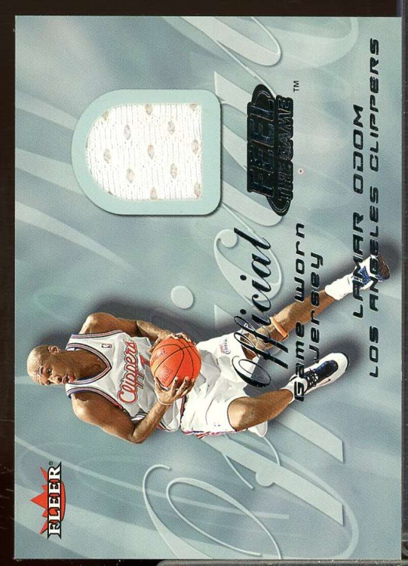 Lamar Odom White Card 2000-01 Fleer Feel the Game #24A  Image 1