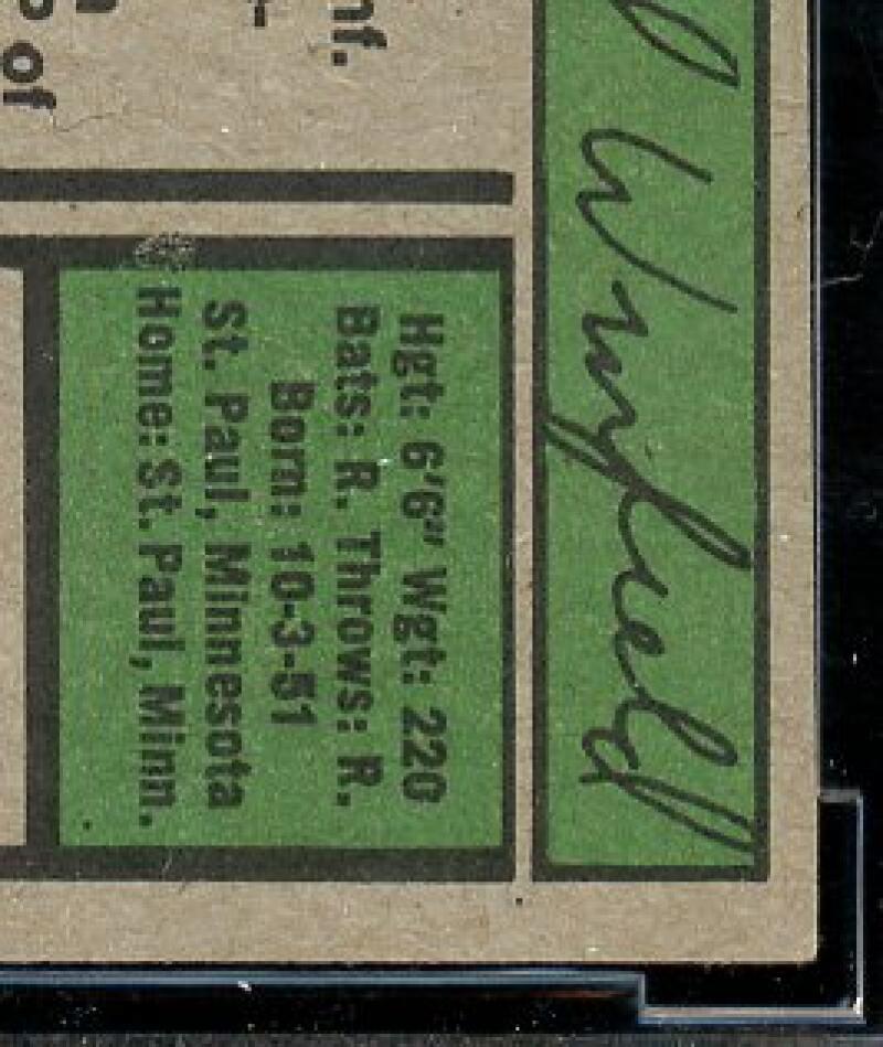1974 Topps #456 Dave Winfield Rookie Card BGS BCCG 9 Near Mint+ Image 8