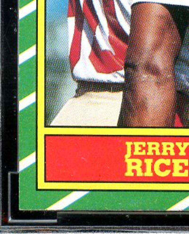 1986 Topps #161 Jerry Rice Rookie Card BGS BCCG 10 Mint+ Image 5