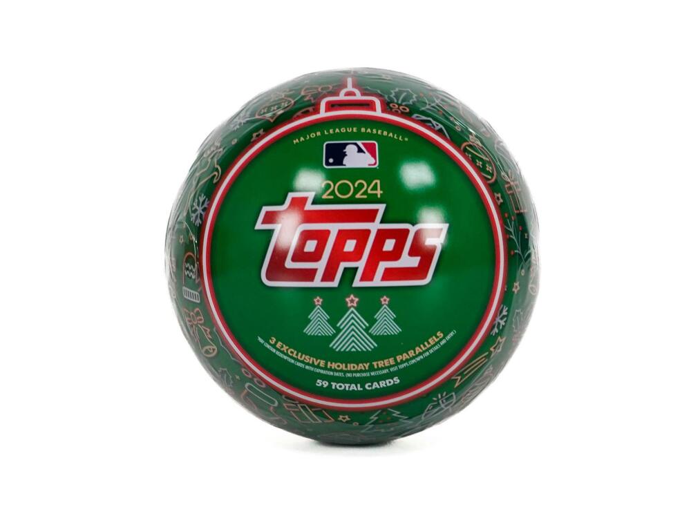 2024 Topps Holiday Baseball Tin Image 2