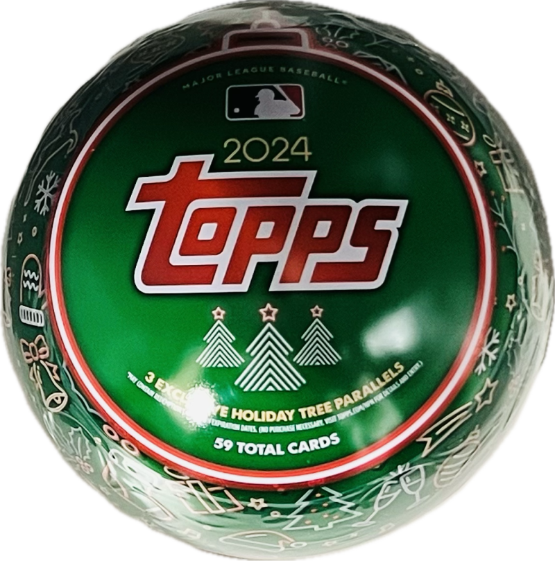 2024 Topps Holiday Baseball Tin Image 1