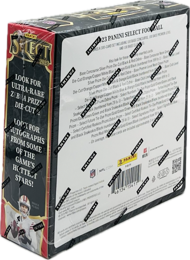 2023 Panini Select Football Mega Box (Black & Red Prizms!) Image 3
