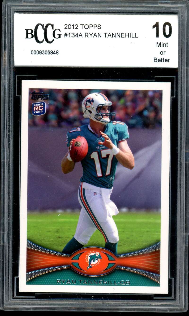 Ryan Tannehill Rookie Card 2012 Topps #134A BGS BCCG 10 Image 1