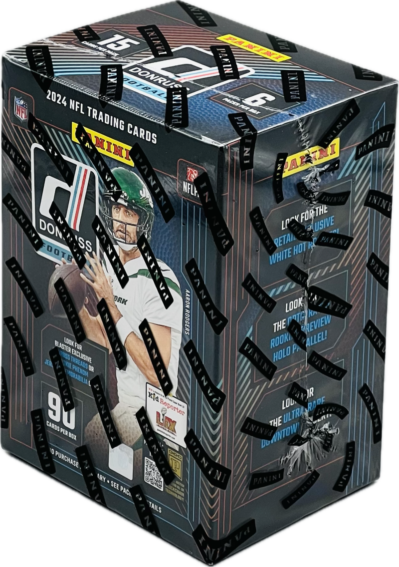 2024 Panini Donruss Football 6-Pack Blaster Box (RED BLUE)  Image 1