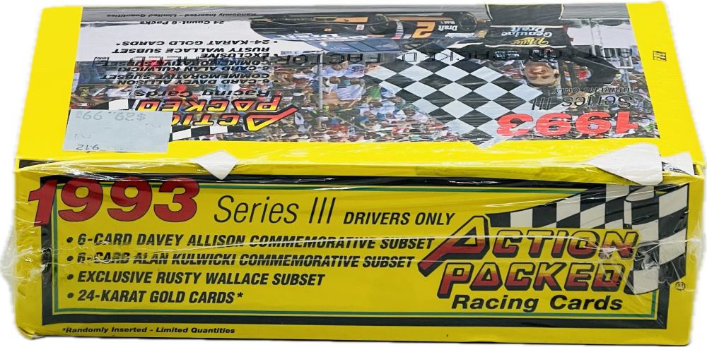 1993 Action Packed Series 3 Nascar Racing Box ...
