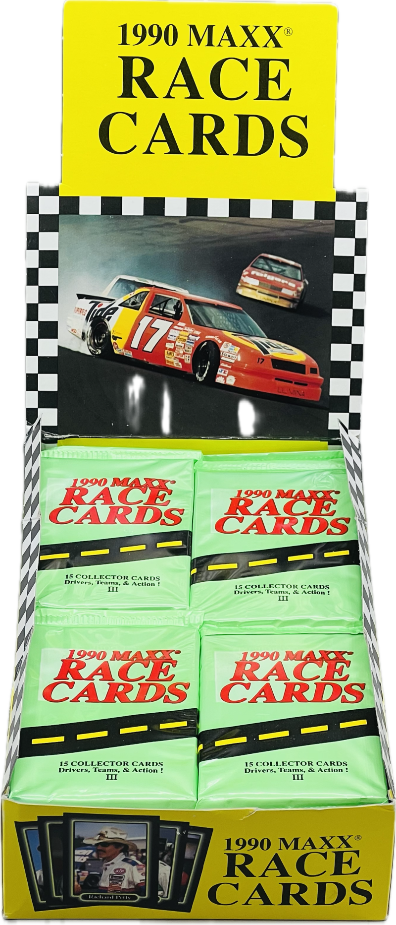 1990 Maxx Nascar Racing Trading Card Box Image 2