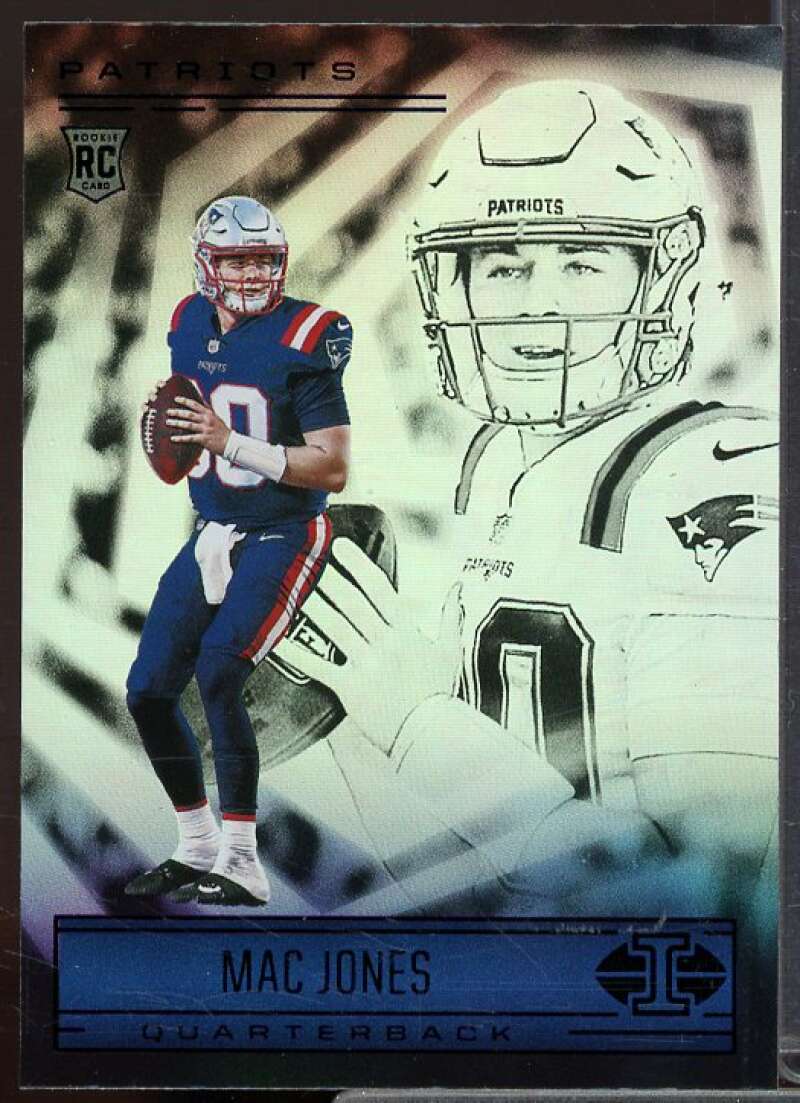 Mac Jones Rookie Card 2021 Panini Illusions Sapphire #64  Image 1