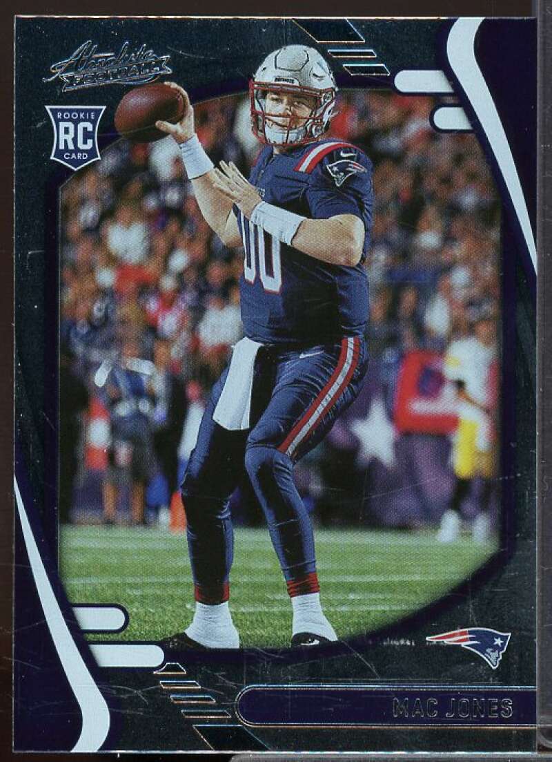 Mac Jones Rookie Card 2021 Absolute #109  Image 1