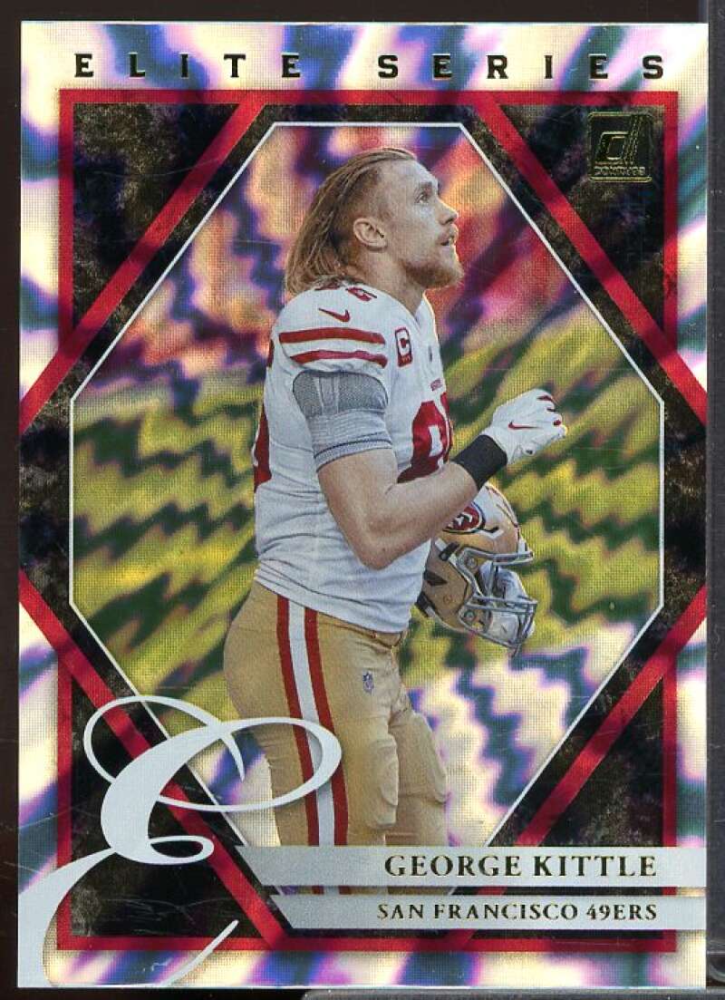 George Kittle Card 2021 Donruss The Elite Series #14  Image 1