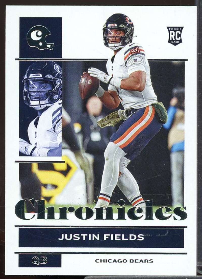 Justin Fields Rookie Card 2021 Panini Chronicles #19  Image 1