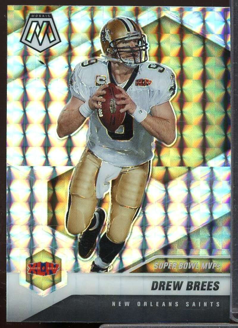 Drew Brees MVP Card 2021 Panini Mosaic Mosaic #286  Image 1