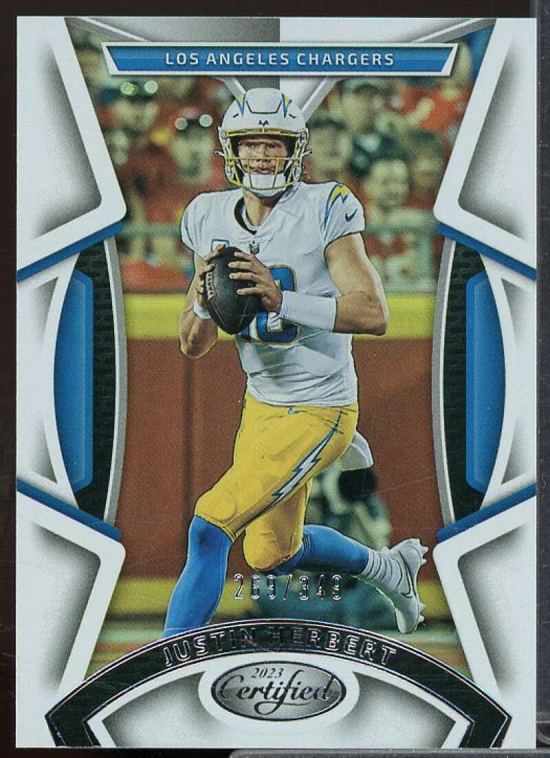 Justin Herbert Card 2023 Certified Mirror #56  Image 1