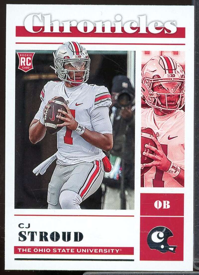 CJ Stroud Rookie Card 2023 Panini Chronicles Draft Picks #2  Image 1