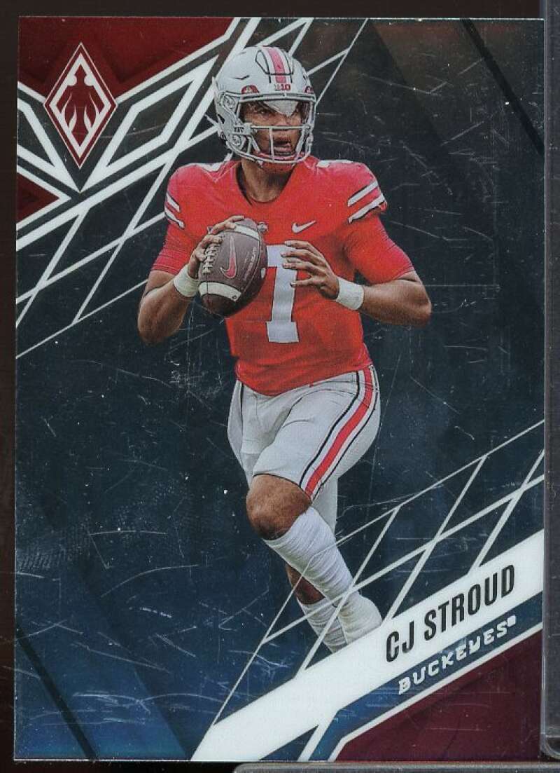CJ Stroud Rookie Card 2023 Panini Chronicles Draft Picks Phoenix Silver #2  Image 1