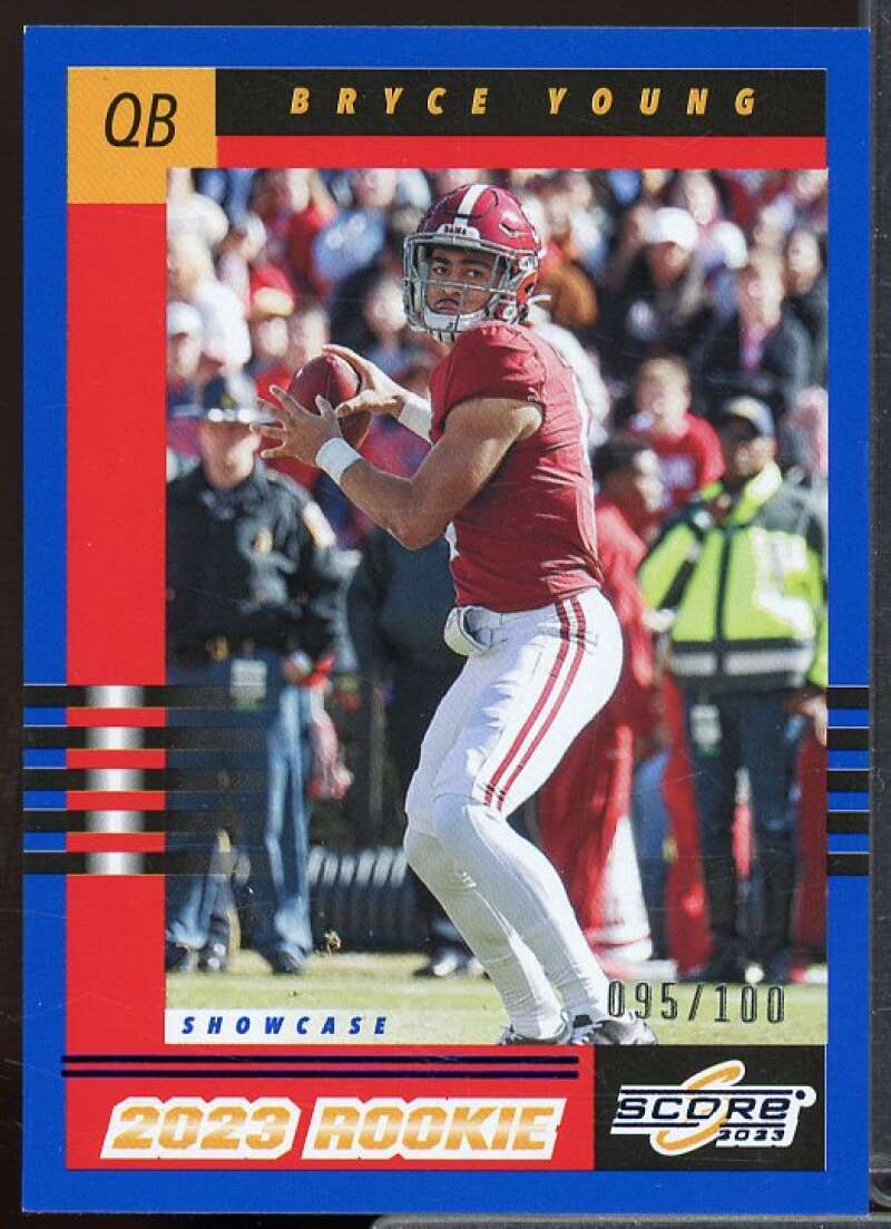 Bryce Young Rookie Card 2023 Score '03 Throwback Rookies Showcase #1  Image 1