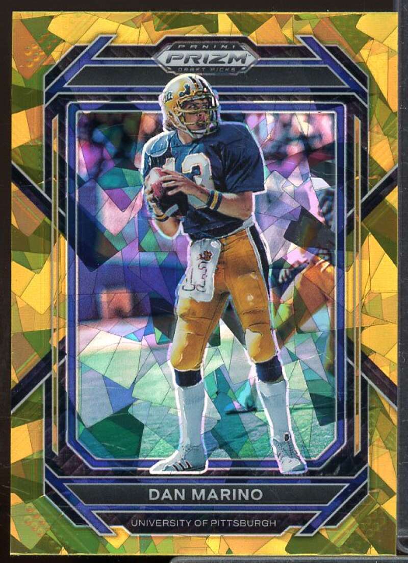 Dan Marino Card 2023 Panini Prizm Draft Picks Prizms Gold Ice #23  Image 1