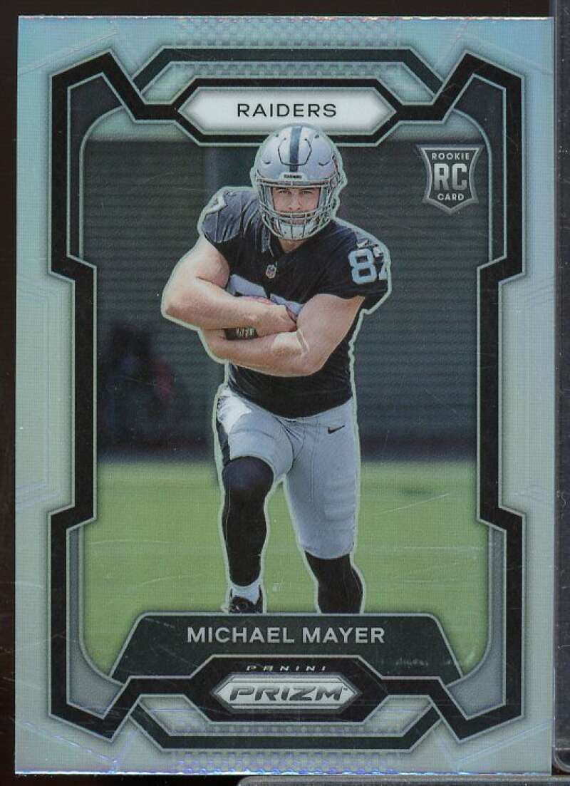 Michael Mayer Rookie Card 2023 Panini Prizm Prizms Silver #361  Image 1