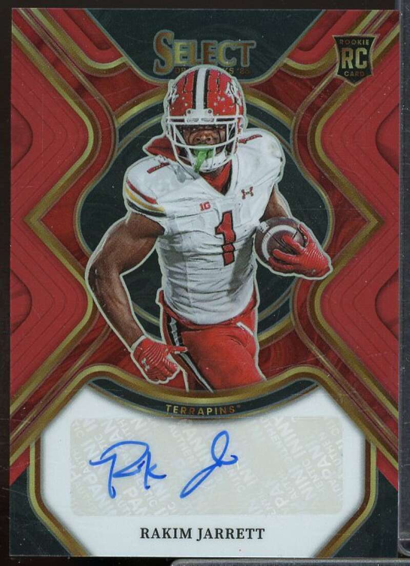 Rakim Jarrett Rookie 2023 Select Draft Picks Rookie Signatures Prizms Red #91  Image 1
