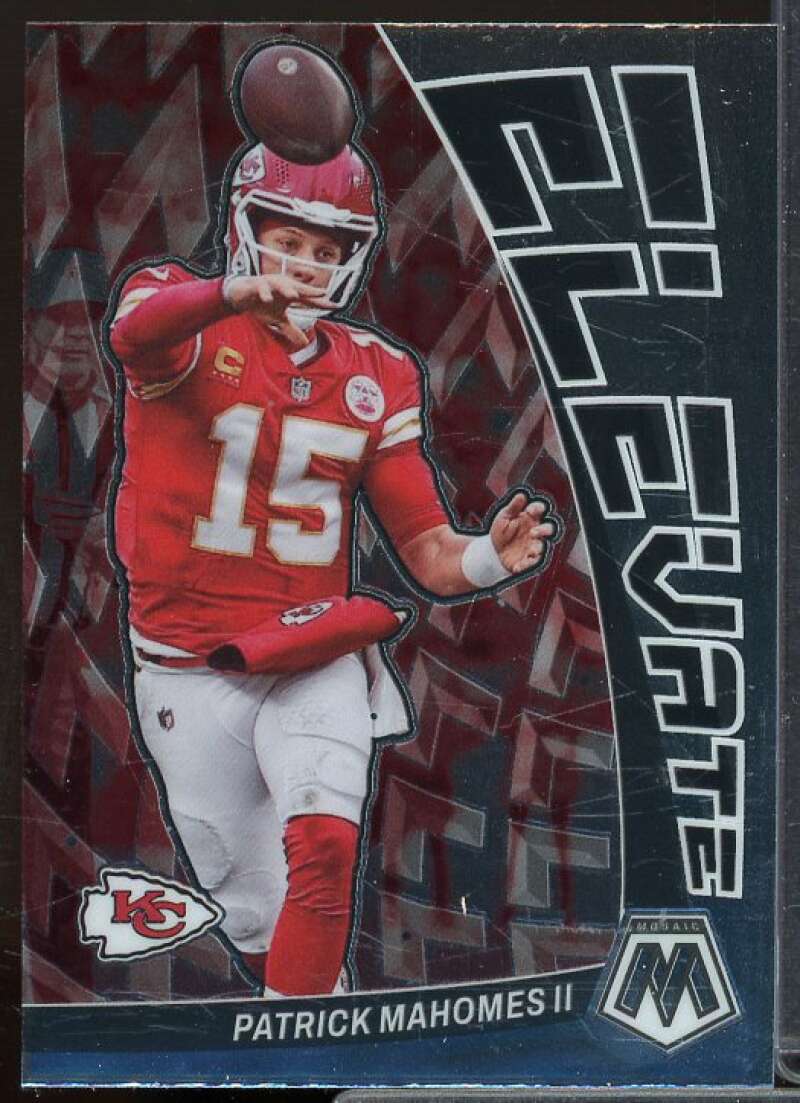 Patrick Mahomes II Card 2023 Panini Mosaic Elevate #7  Image 1