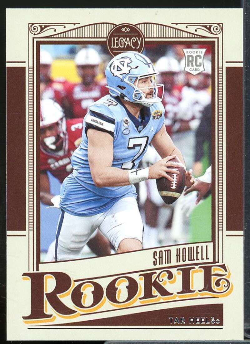 Sam Howell Rookie Card 2022 Panini Chronicles Draft Picks Legacy Rookies #5  Image 1