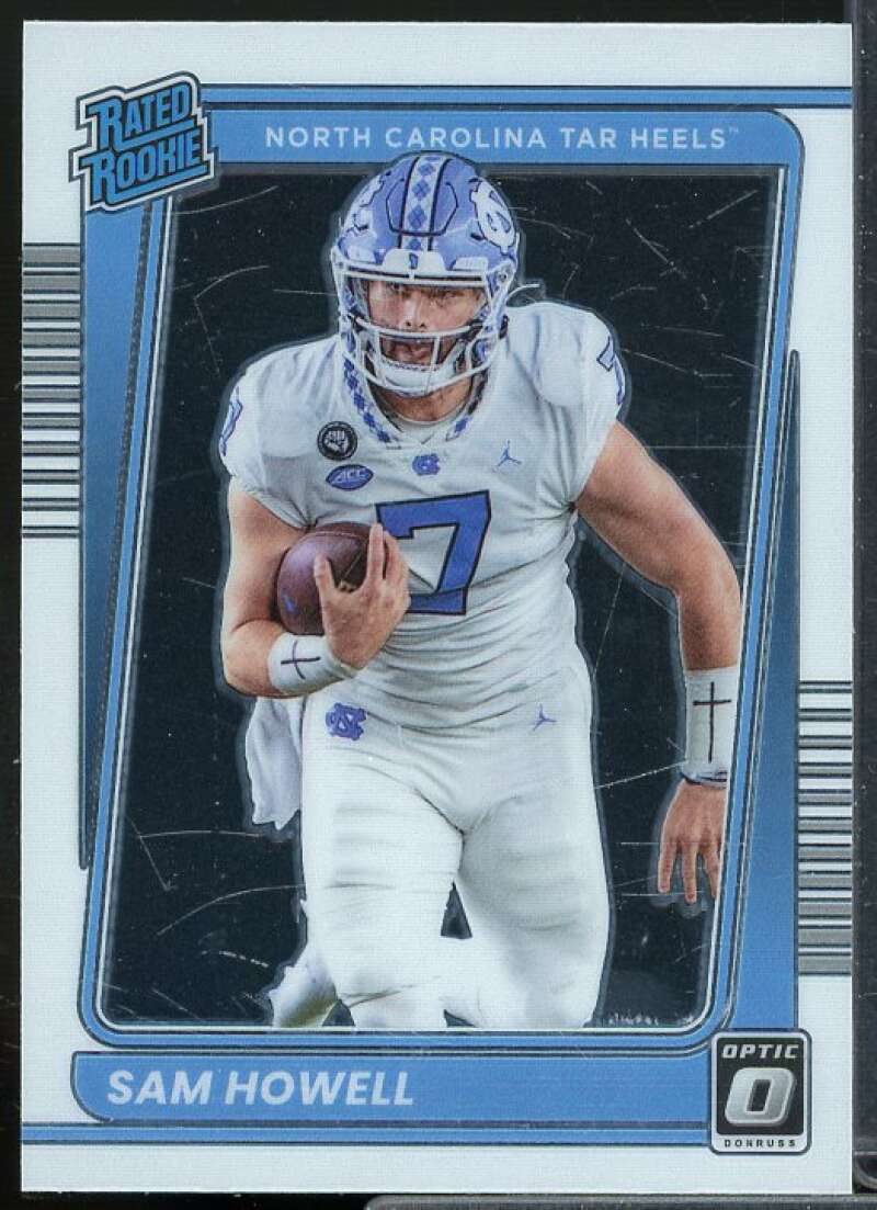Sam Howell 2022 Panini Chronicles Draft Picks Donruss Optic Rated Rookies #17  Image 1