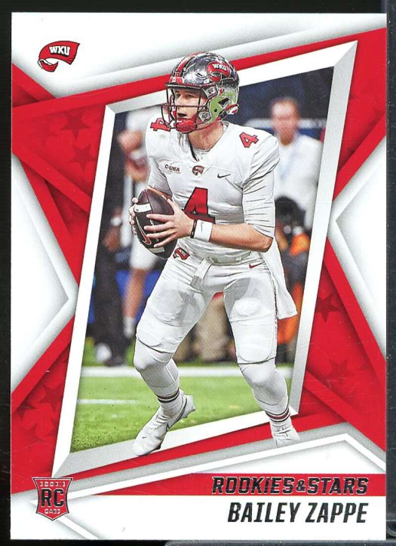 Bailey Zappe Rookie 2022 Panini Chronicles Draft Picks Rookies and Stars #19  Image 1