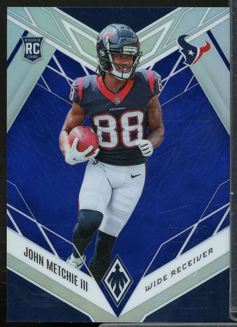 John Metchie III Rookie Card 2022 Panini Phoenix Blue #117  Image 1