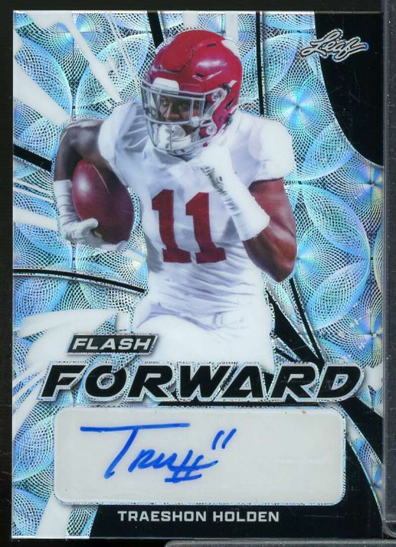 Traeshon Holden 2022 Leaf Flash Flash Forward Autographs Kaleidoscope #FFTH1  Image 1