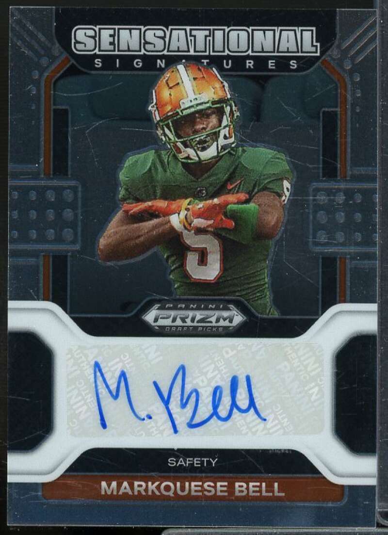 Markquese Bell Rookie 2022 Panini Prizm Draft Picks Sensational Signatures #66  Image 1