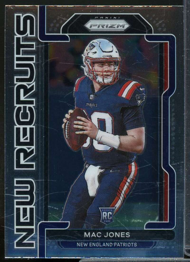 Mac Jones Rookie Card 2021 Panini Prizm New Recruits #5  Image 1