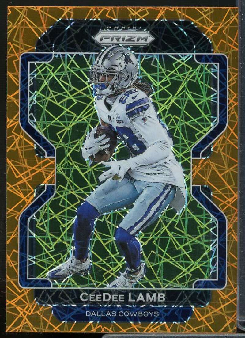 CeeDee Lamb Card 2021 Panini Prizm Prizms Lazer #239  Image 1