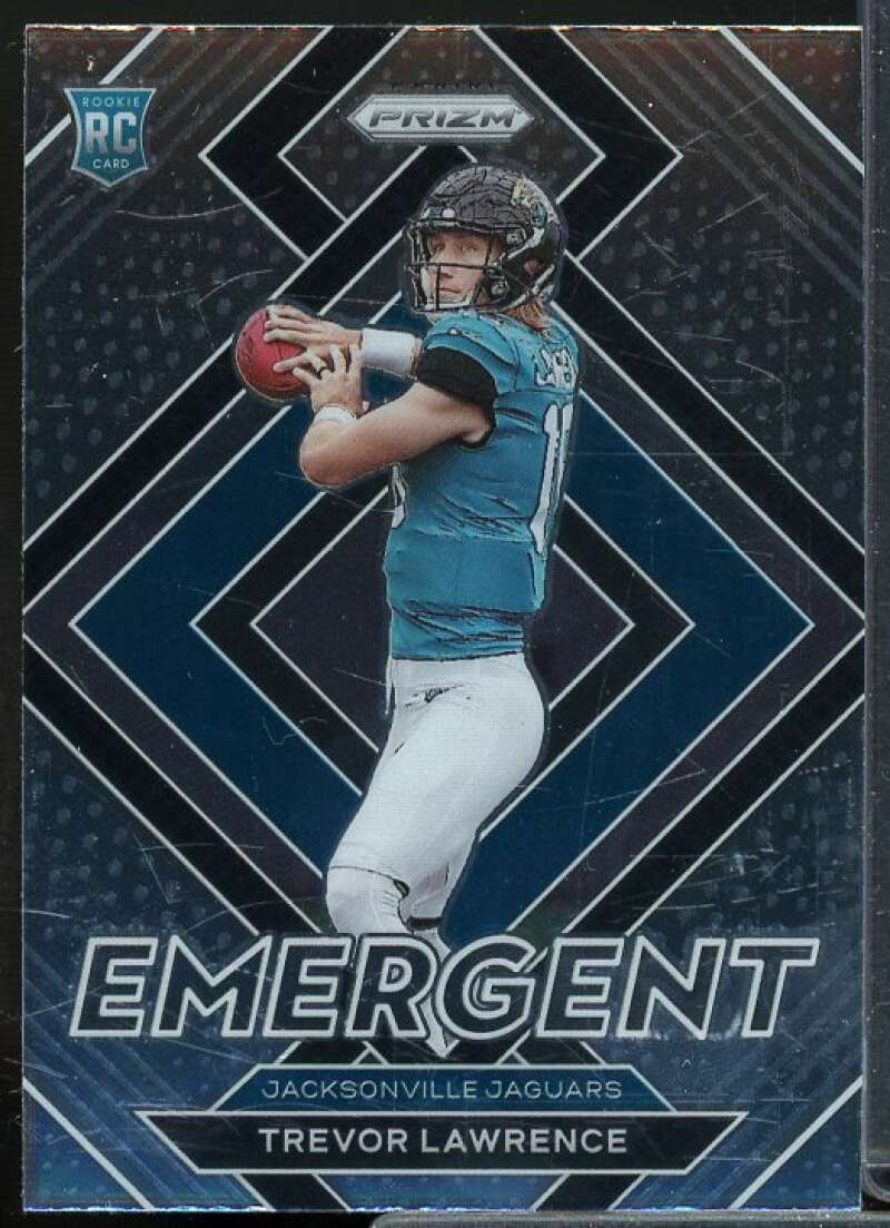 Trevor Lawrence Rookie Card 2021 Panini Prizm Emergent #1  Image 1